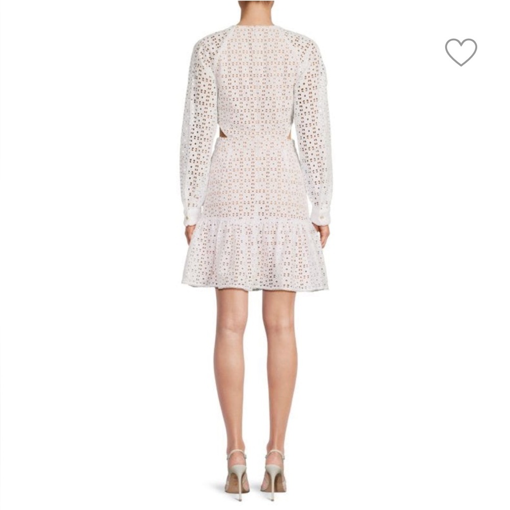 Michael Kors Eyelet Mini Dress Various NEW white Nude Cutout - Picture 7 of 9